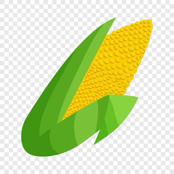 Icône de maïs, style dessin animé — Image vectorielle