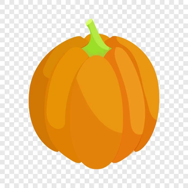 Pumpkin icon, cartoon style — Stock Vector