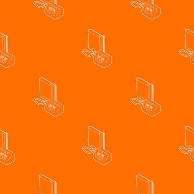 Tonometer desen vektör turuncu