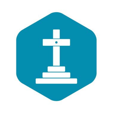 Mezar simgesi, basit tarzı