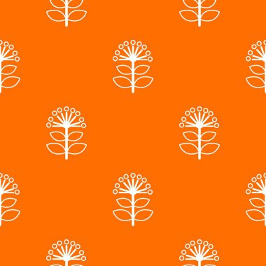 Bal bitki desen vektör turuncu