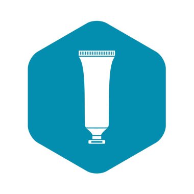 Kozmetik tüp simgesi, basit tarzı