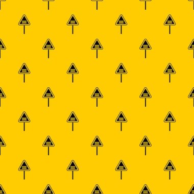 Uyarı yol işareti tasarlamak vektör