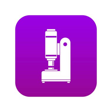 Demirci otomatik çekiç simgesi dijital mor