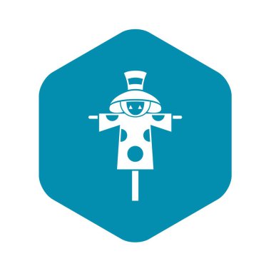 Korkuluk simgesi, basit tarzı