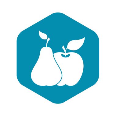 Elma ve armut simgesi, basit tarzı