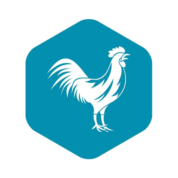 Icono gallo galo, estilo simple — Vector de stock