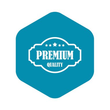 Premium Kalite etiketi simgesi, basit tarzı