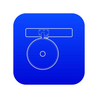 Far reflektör simgesi mavi vektör