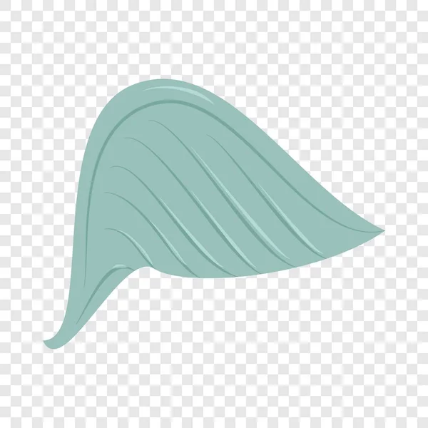 Icône aile bleue, style dessin animé — Image vectorielle
