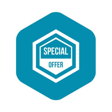 Özel Fırsat pentagon simgesi, basit tarzı