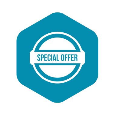 Özel Fırsat daire simgesi, basit tarzı