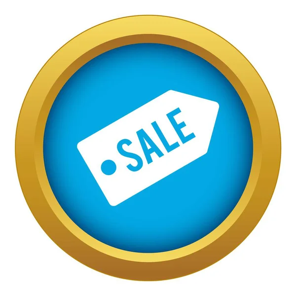 Sale icon blue vector isolated — Stock Vector