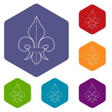Fleur de lis simgesi, anahat stili