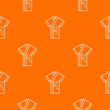 Robe desen vektör turuncu