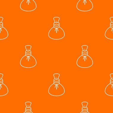 Spa sıcak sıkıştırma desen vektör turuncu