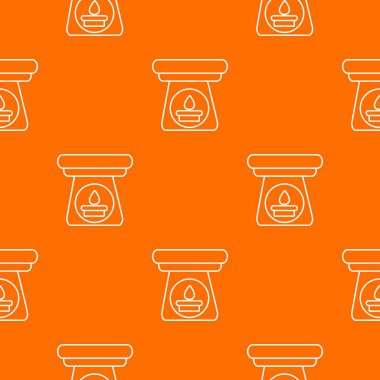 Spa Aroma Şişe desen vektör turuncu