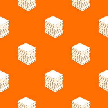 Düzenlenmiş giysi deseni vektör turuncu