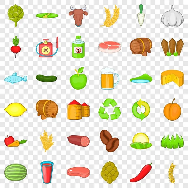 Çit Icons set, izometrik stili