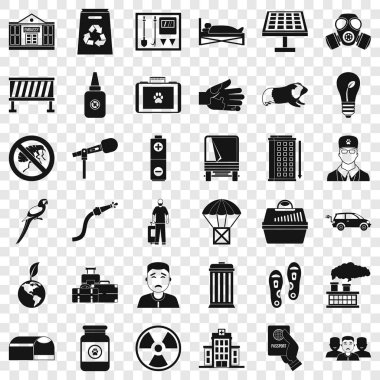 Böcek Icons set, basit tarzı