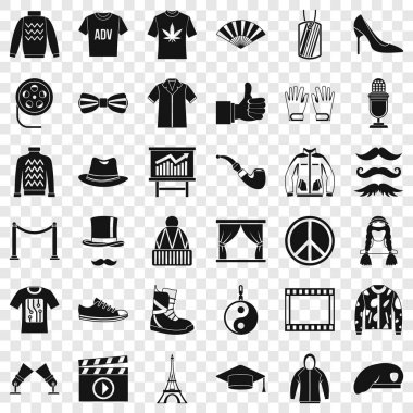 Görüntü Icons set, basit tarzı