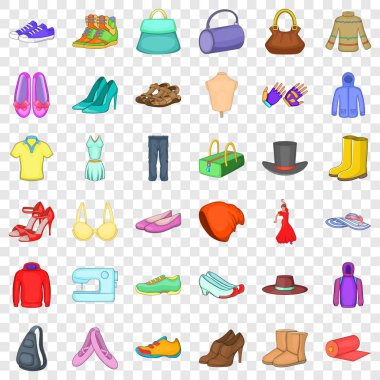 Mod simgeler kümesi, karikatür tarzı