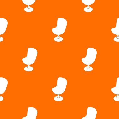 Modern sandalye desen vektör turuncu