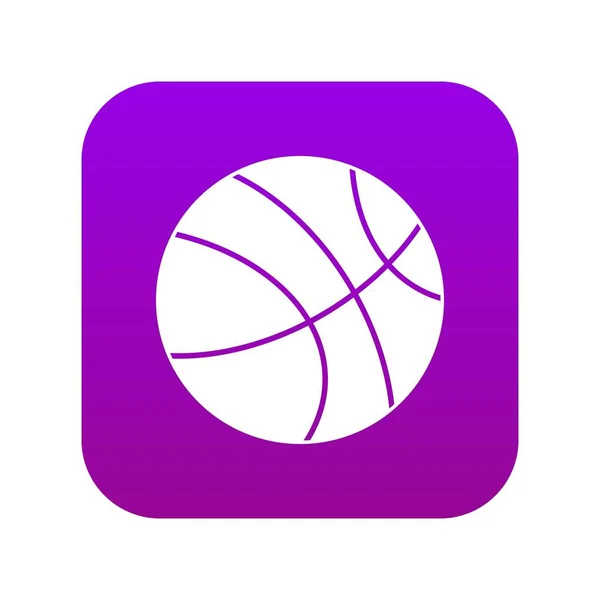 Basketball Icon Digital lila — Stock vektor