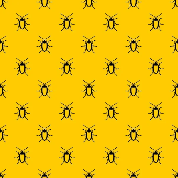 Longhorn scarabée Grammoptera vecteur de motif — Image vectorielle