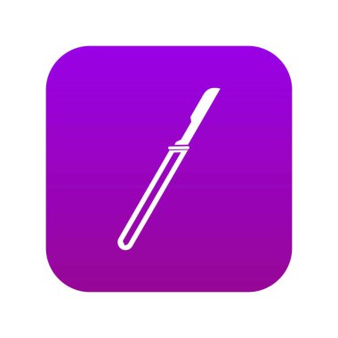 Neşter simgesi dijital mor