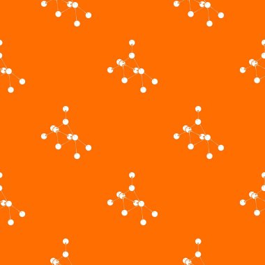 Etil asetat desen vektör turuncu