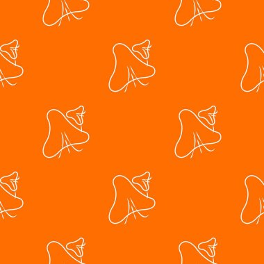 Çiçek virüsü desen vektör turuncu