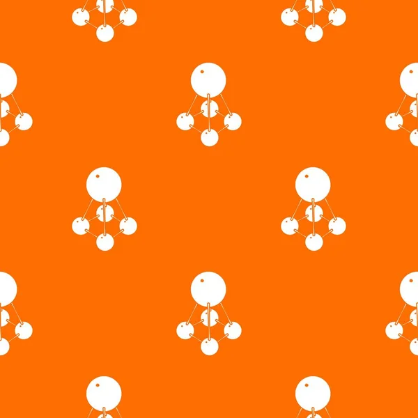 Nitromethane patroon vector oranje — Stockvector