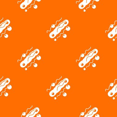 Corynebacterium desen vektör turuncu