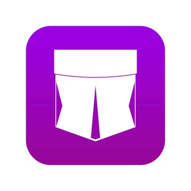 Cep simgesi dijital mor