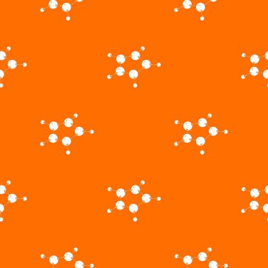 Furan desen vektör turuncu