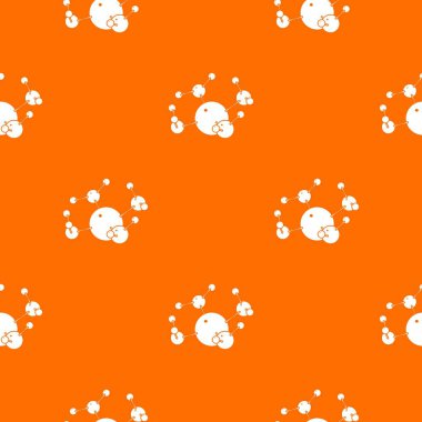 Butane desen vektör turuncu