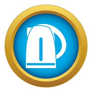 Elektrikli su ısıtıcısı simge vektör izole