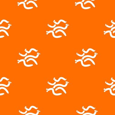 Escherichia coli virüs desen vektör turuncu