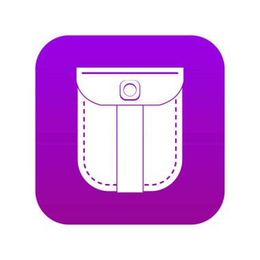 Moda kot cep simgesi dijital mor