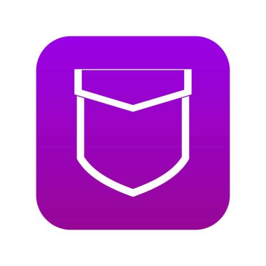 Vana simgesi dijital mor cep