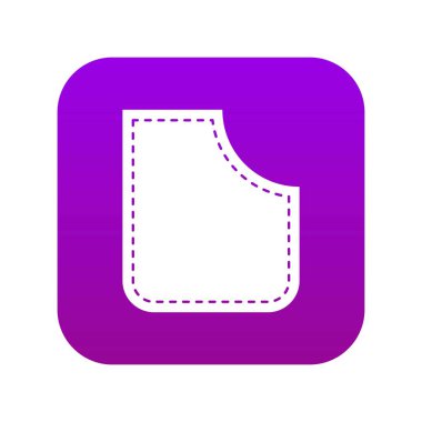 Soyut cep simgesi dijital mor