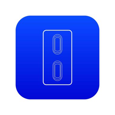 İki Tablet simgesi mavi vektör paketi