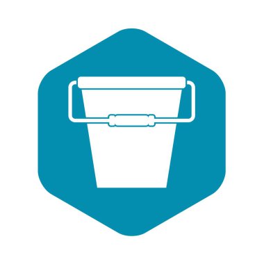 Boş kova kutsal kişilerin resmi, basit tarzı