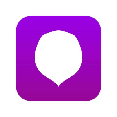 Fındık simgesi dijital mor