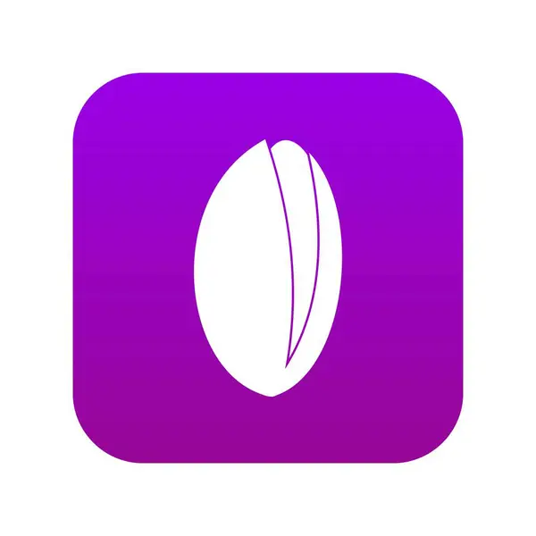 Pistacja nakrętka ikona cyfrowy fioletowy — Wektor stockowy