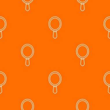 El ayna desen vektör turuncu