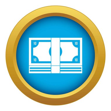 Para simgesi mavi vektör yalıtılmış demeti