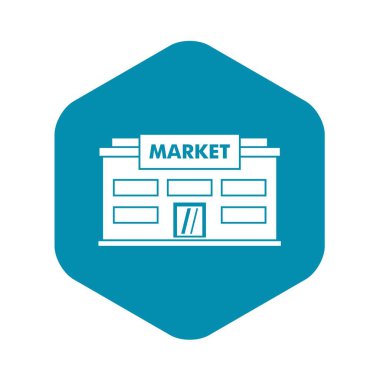 Pazar simgesi, basit tarzı