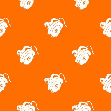 Dairesel testere deseni vektör turuncu